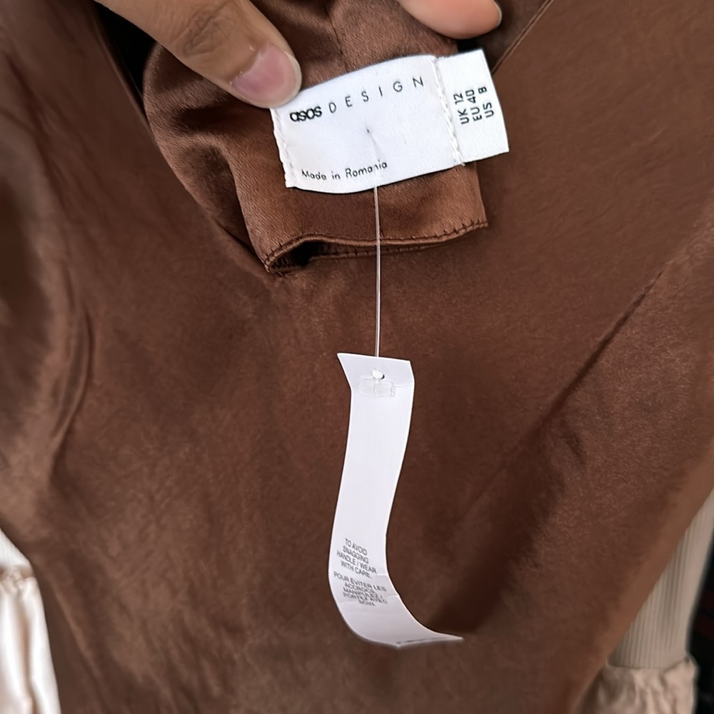 Bias Cut Midi Slip Dress - Picture 6 of 7